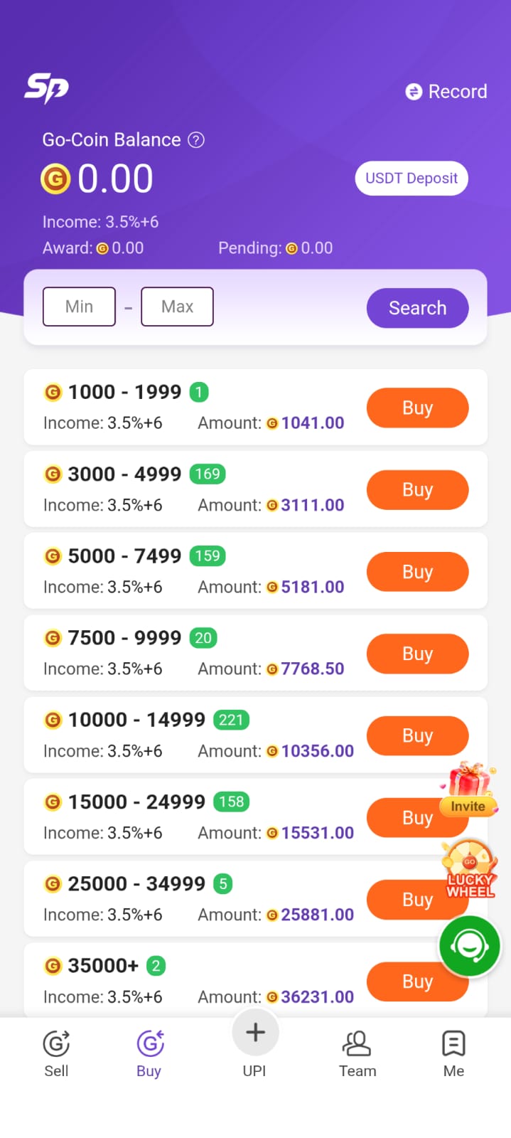 Propay Account Dashboard Screenshot